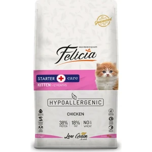 Düşük Tahıllı Kitten Kedi 12KG Tavuklu Hypoallergenic Yavru Kedi Maması Hipoalerjenik