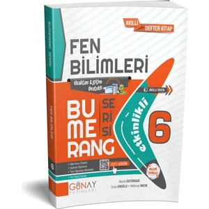 Günay Yayınları 6. Sınıf Fen Bilimleri Bumerang Etkinlikli Kitap Konu Anlatımlı Soru Bankası Güncel