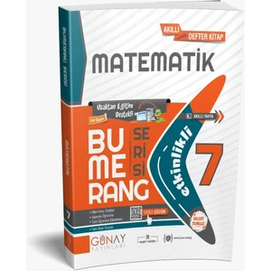 Günay Yayınları 7. Sınıf Matematik Bumerang Etkinlikli Kitap Konu Anlatımlı Soru Bankası