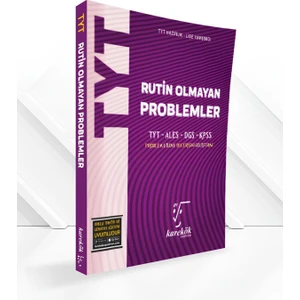 Karekök Yayıncılık TYT Rutin Olmayan Problemler