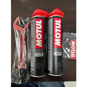 Yeni Motul C1 + C4 + Fırça Zincir Bakım Seti 2023 Üretim Orjinal Motul Sticker Hediyedir. Aynı Gün Kargo.