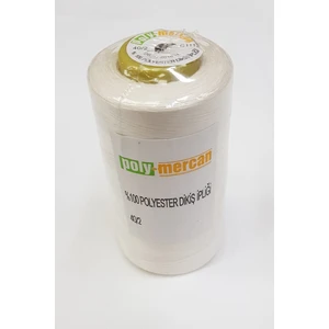 Krem Polyester Dikiş İpliği Bobin
