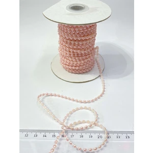 Plastik Şerit Yarım İnci 4 mm 10 mt