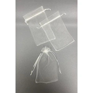 Hediyelik Boy Şeffaf Tül Kese 100 Adet (14*24cm)
