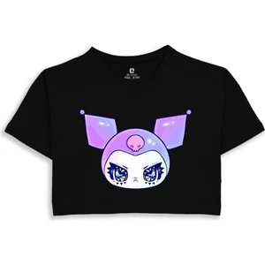 Ez Design Kuromi Baskılı Crop Tshirt