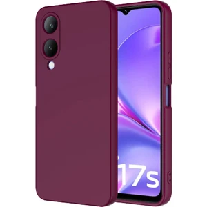 Vivo Y17S Kılıf Kamera Korumalı Renkli Içi Süet Lansman Silikon