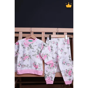 Babyhola 1-6 Yaş Unisex Kız Erkek Çocuk Pijama Takımı Ev Giyim Eşofman Takımı