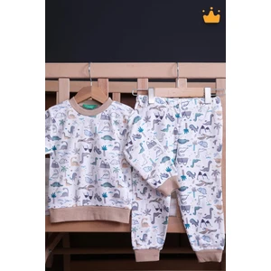Babyhola 1-6 Yaş Unisex Kız Erkek Çocuk Pijama Takımı Ev Giyim Eşofman Takımı