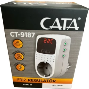 Ct 9187 Akım Korumalı Priz Regülatör CT-9187