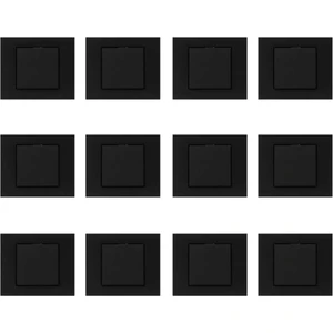Seldur Grano Siyah Anahtar 12 Adet Çerçeve