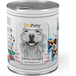 Pro Petty Propetty Kuzu Etli Yetişkin Köpek Konservesi 415 gr