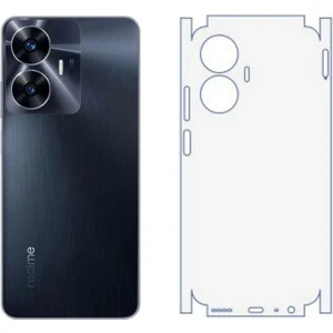 ECR MOBILE Realme C55 İle Uyumlu Mat Arka Kaplama