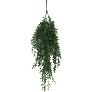 Yapay Çiçek Deposu Yapay Çiçek Sarkan Okaliptus 90 cm Koyu Yeşil