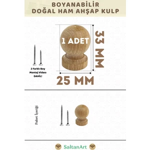 Saltan Art Saltanart Ahşap Kulp Lüks Country Mutfak Mobilya Dolap Çekmece Kulbu