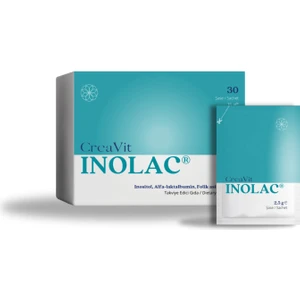 Inolac® Inositol, Alfa-Laktalbümin, Folik Asit ve Krom Takviye Edici Gıda, 30 Saşe