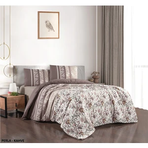 Bytaç Kristal Çift Kişilik Terry Cotton Perla Kahve Nevresim Takımı