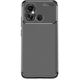 Xiaomi Redmi 12C Kılıf Karbon Silikon Case Kapak