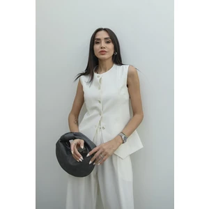 Ekru Carine Yelek