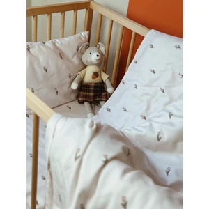 Pamuklu Montessori Nevresim Takımı (100X200CM)-VINTAGE Floral