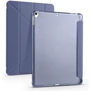 Apple iPad 9.nesil 10.2 Inç 2021 Uyumlu Üçgen Katlanabilir Kalemlikli Standlı Akıllı Kılıf