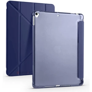 Apple iPad 9.nesil 10.2 Inç 2021 Uyumlu Üçgen Katlanabilir Kalemlikli Standlı Akıllı Kılıf