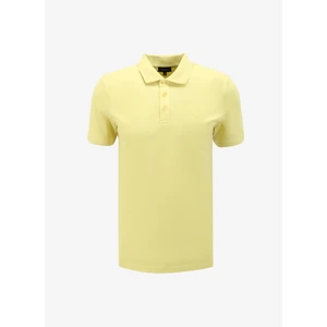 Düz Açık Sarı Erkek Polo T-Shirt LEGOLAS Y