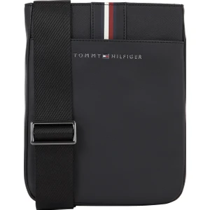 Tommy Hilfiger Siyah Erkek 17X21X2 cm Postacı Çantası Th Corporate Mını Crossover
