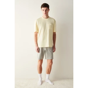 Yellow Şort Pijama Takımı
