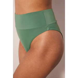 Super High Leg Yeşil Bikini Altı
