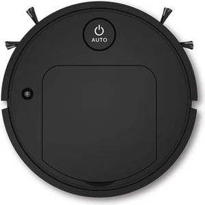 Yeni Islak Mop USB Şarj Edilebilir 5'i 1 Arada Robot Süpürge Siyah (Yurt Dışından)