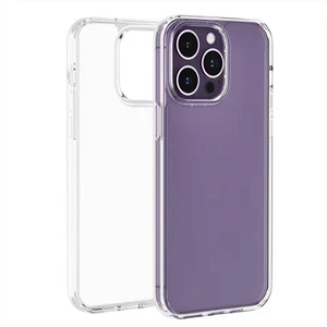 Apple iPhone 15 Pro Max Kılıf Droga Full Şeffaf Sararmaz Ince Pc