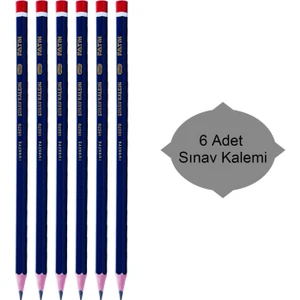 Sınav Kalemi 2.5B 6 Adet Mükemmel Yazı Aracı ile Sınav Hazırlığı İçin İdeal Seçim