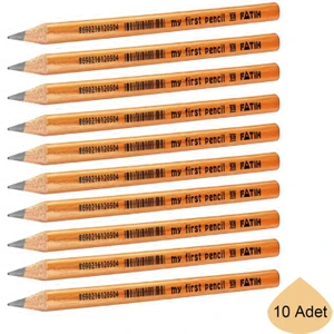 Ilk Kalemim Jumbo Üçgen Başlangıç Kalemi Natural 10 Adet