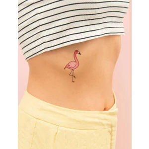Flamingo Love Geçici Dövme
