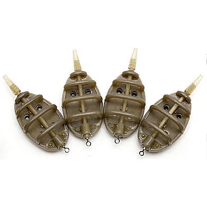 Plastik Inline Yöntemi Besleyici Balıkçılık Aksesuarları 4 Besleyiciler Kalıp Seti Sazan Balıkçılık Platin Balıkçılık Yalak Pesca 15G 20G 25G 35G (Yurt Dışından)