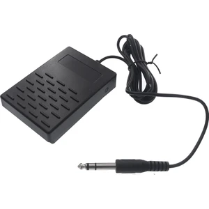 3.5mm Arayüz Kompakt Sustain Pedalı Evrensel Tek Pedal Piyano Elektronik Klavye Elektronik Katlanabilir Davul Parçası (Yurt Dışından)