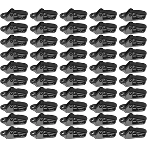 50 Adet Yelken Tarp Klipleri Açık Kamp Için Güçlü Kilit Kavrama ile Kelepçeyi Korur, Çadır, Tente, Afiş Donanım Kitini Sıkın (Yurt Dışından)