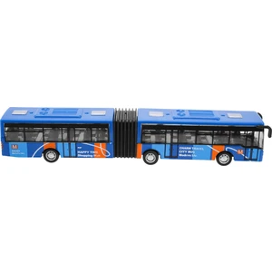 Çocuk Döküm Model Araç Servis Otobüsü Araba Oyuncaklar Küçük Bebek Geri Çekin Oyuncaklar Mavi (Yurt Dışından)
