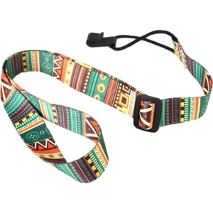 Ayarlanabilir Yumuşak Polyester Gitar Ukulele Gitar Akustik Bas Omuz Askısı Kemer Bandı Kanca Askısı (Yurt Dışından)