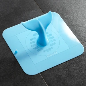 Mingjin Shop2 Mavi Kare Tarzı 2021 Yeni Silikon Yer Süzgeci Kapağı Mutfak Banyo Kanalizasyon Koku Giderici Duş Almak Saç Filtresi Mavi Sevimli Balina Küvet Lavabo Fişi (Yurt Dışından)