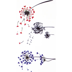 Dandelion With Hearts Geçici Dövme