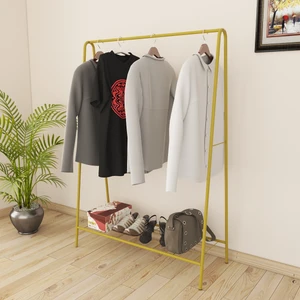 Metallica Concept Oval Telli Gold Butik Elbise Askılığı Konfeksiyon Askılık