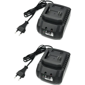 Lityum 18V 21V Için 2x Şarj Cihazı Akülü Matkap Açılı Taşlama Elektrikli Üfleyici Elektrikli El Aletleri Için Geçerlidir Ab Tak (Yurt Dışından)