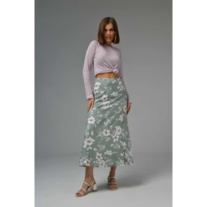 Mint Midi Dokuma Etek