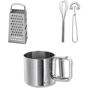 IKEA Temel Sofra&mutfak Seti Rende + Un Eleği + 2'li Çırpıcı Seti