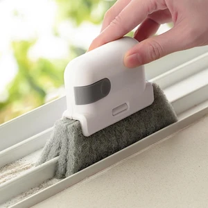 In 1 Oluk Temizleme Aracı Pencere Çerçevesi Kapı Oluk Temizleme Fırçası Sürgülü Kapı Parça Temizleme Araçları El Çatlak Temizleyici 1 Adet (Yurt Dışından)