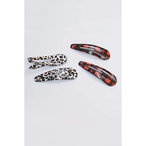 New Obsessions Leopar Çıtçıt Toka Seti