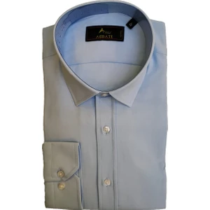 Açık Mavi Slim Fit Erkek Gömlek