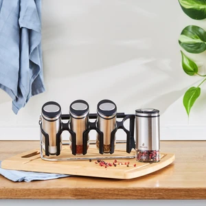 Walter Inox Line 4'lü Standlı Baharat Takımı