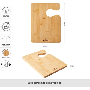 Puzzle Cave Bambu Kesme Tahtası 30 cm